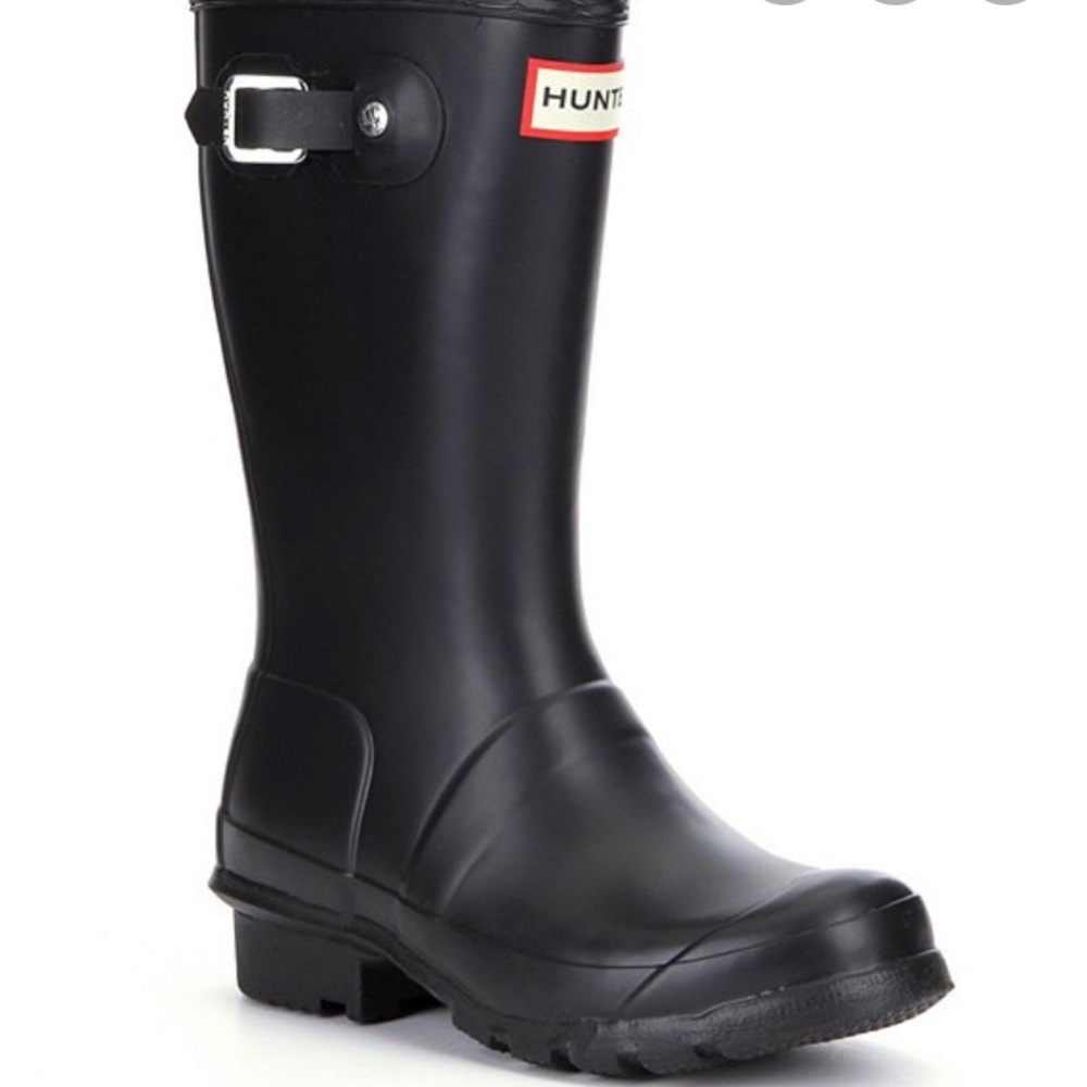 Hunter boots original rain boots tall, size 34